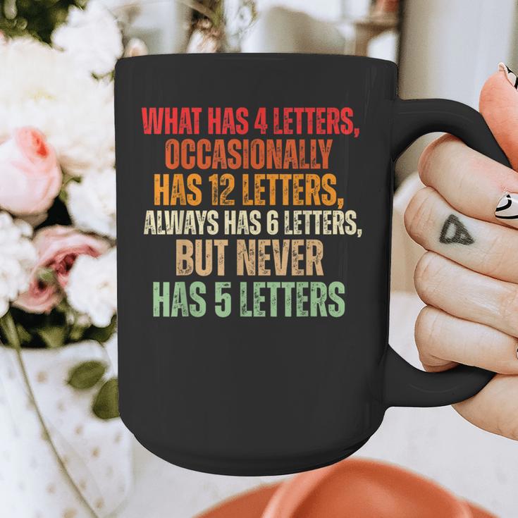 Riddle Wordplay Joke For Grammar Nerds And Teachers Graphic Print Coffee Mug, funny design