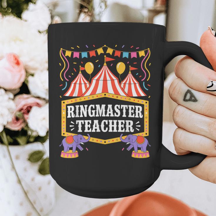Ringmaster Teacher Circus Party Ringmaster Carnival Graphic Print Coffee Mug, funny design