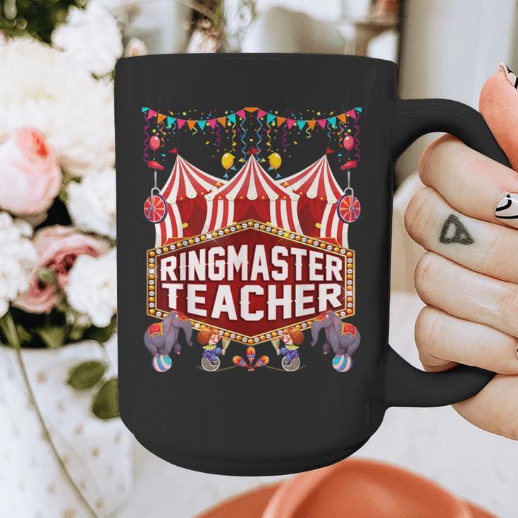 Ringmaster Teacher Costume – Carnival Birthday Style Graphic Print Coffee Mug, funny design Ringmaster Teacher Costume – Carnival Birthday Style Graphic Print Coffee Mug, funny design