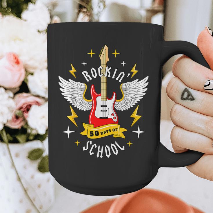 Rockin 50 Days Of School 50th Day Of School Teacher Student Men Women Girls Kids Graphic Print Coffee Mug, funny design Rockin 50 Days Of School 50th Day Of School Teacher Student Men Women Girls Kids Graphic Print Coffee Mug, funny design