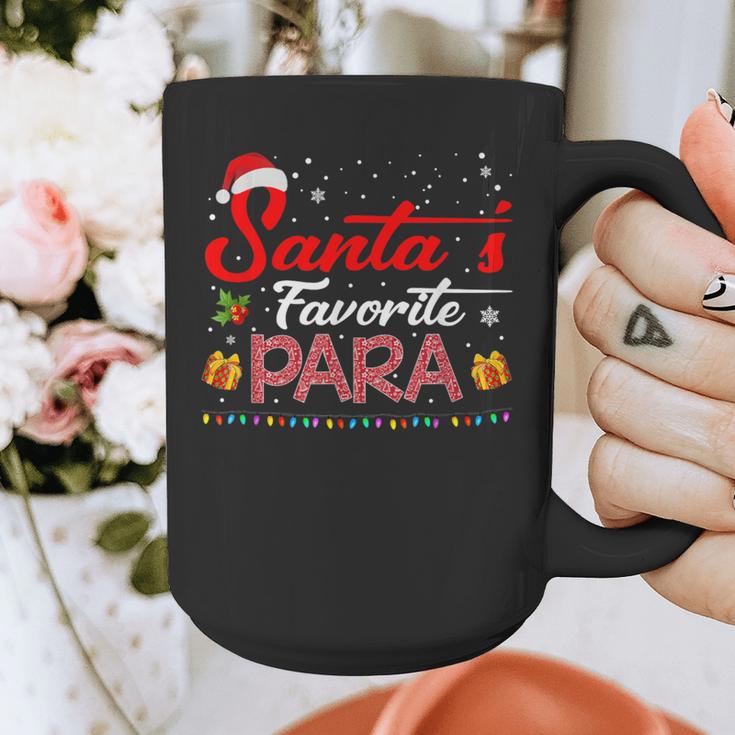 Santa's Favorite Para Christmas Paraprofessional Teacher Graphic Print Coffee Mug, funny design Santa's Favorite Para Christmas Paraprofessional Teacher Graphic Print Coffee Mug, funny design