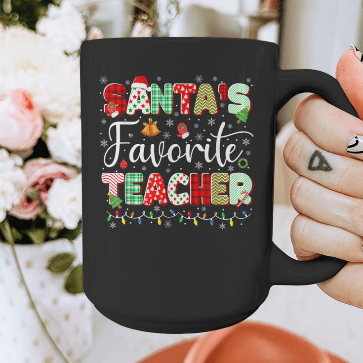 Santas Favorite Teacher Christmas Matching Xmas Men Women Graphic Print Coffee Mug, funny design Santas Favorite Teacher Christmas Matching Xmas Men Women Graphic Print Coffee Mug, funny design