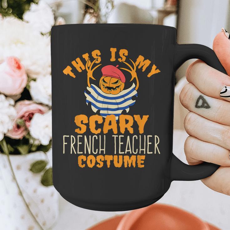 This Is My Scary French Teacher Costume Halloween Graphic Print Coffee Mug, funny design This Is My Scary French Teacher Costume Halloween Graphic Print Coffee Mug, funny design
