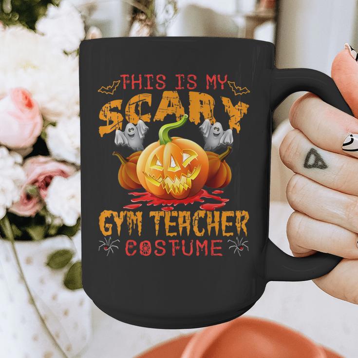 This Is My Scary Gym Teacher Costume Pumpkin Halloween Men Women Graphic Print Coffee Mug, funny design This Is My Scary Gym Teacher Costume Pumpkin Halloween Men Women Graphic Print Coffee Mug, funny design