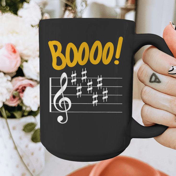 Scary Key Signature Boo Music Halloween Musician Teacher Men Women Graphic Print Coffee Mug, funny design Scary Key Signature Boo Music Halloween Musician Teacher Men Women Graphic Print Coffee Mug, funny design