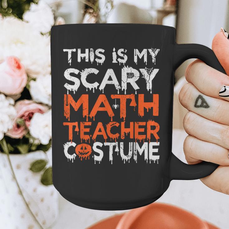 This Is My Scary Math Teacher Costume For Halloween Graphic Print Coffee Mug, funny design This Is My Scary Math Teacher Costume For Halloween Graphic Print Coffee Mug, funny design