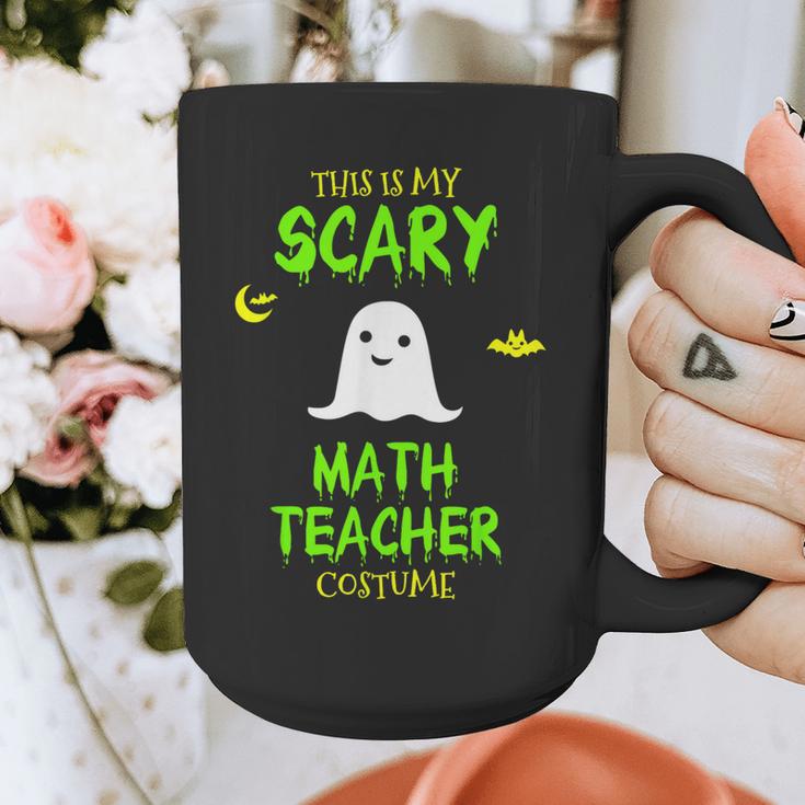 Scary Math Teacher Costume Halloween Lazy Easy Christmas Graphic Print Coffee Mug, funny design