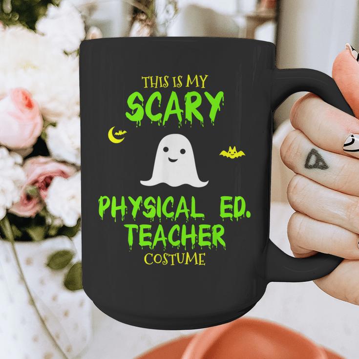 Scary Physical Education Ed Teacher Costume Halloween Easy Graphic Print Coffee Mug, funny design