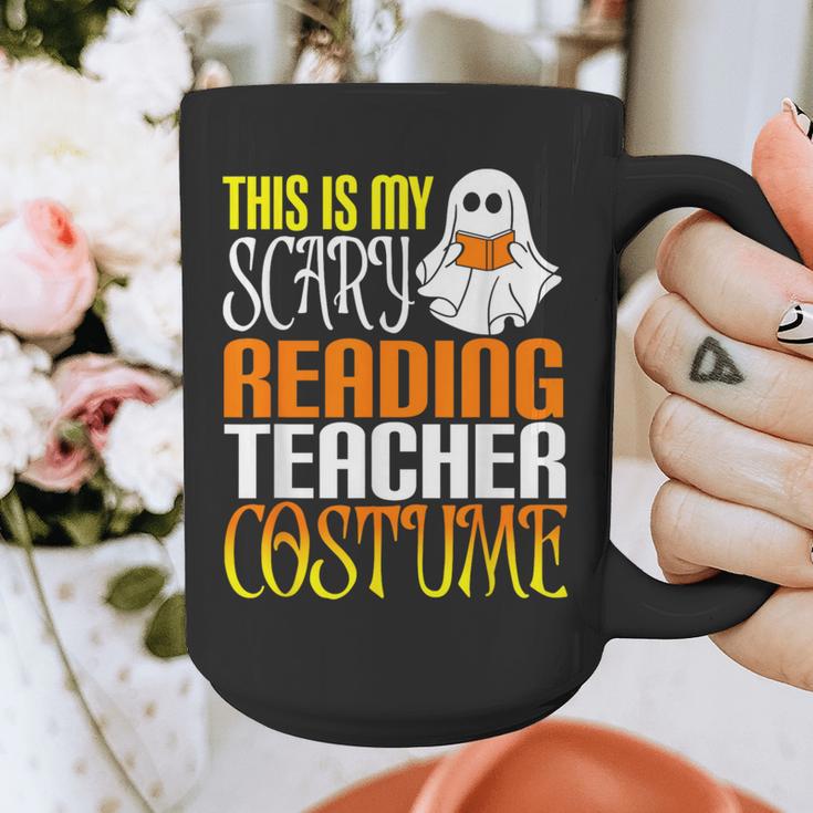 This Is My Scary Reading Teacher Costume Halloween School Graphic Print Coffee Mug, funny design This Is My Scary Reading Teacher Costume Halloween School Graphic Print Coffee Mug, funny design
