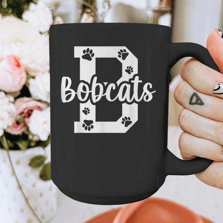 School Spirit Mascot Bobcats Back To School Teacher Student Graphic Print Coffee Mug, funny design
