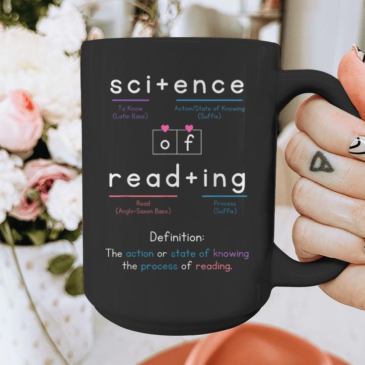 Science Of Reading Morphology Syllable Intervention Teacher Graphic Print Coffee Mug, Science Teacher Gifts, funny design
