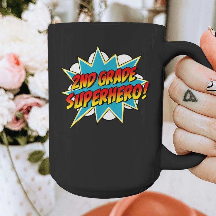 Second Grade Superhero Teacher Student 2nd Grade Comic Retro Graphic Print Coffee Mug, 2nd Grade Teacher Gifts, funny design Second Grade Superhero Teacher Student 2nd Grade Comic Retro Graphic Print Coffee Mug, 2nd Grade Teacher Gifts, funny design