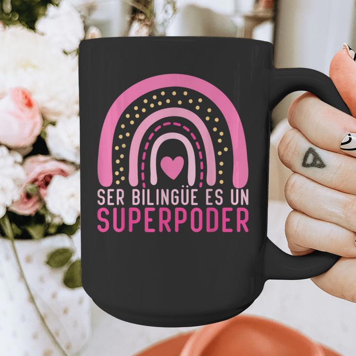 Ser Bilingue Es Un Superpoder Spanish Teacher Esl Teacher Graphic Print Coffee Mug, Esl Teacher Gifts, funny design Ser Bilingue Es Un Superpoder Spanish Teacher Esl Teacher Graphic Print Coffee Mug, Esl Teacher Gifts, funny design