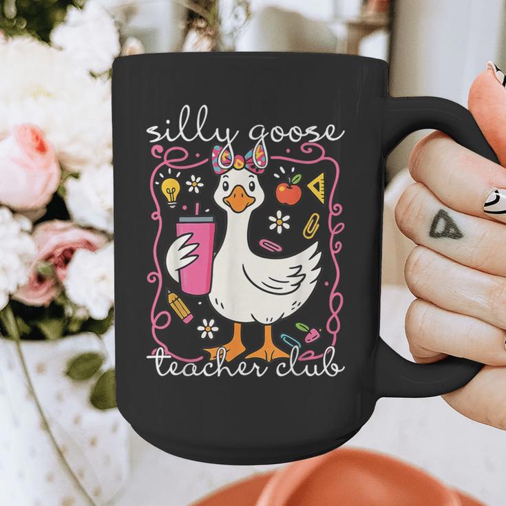 Silly Goose Teacher Club Animal Lover Groovy Teacher Graphic Print Coffee Mug, Groovy Teacher Gifts, funny design Silly Goose Teacher Club Animal Lover Groovy Teacher Graphic Print Coffee Mug, Groovy Teacher Gifts, funny design