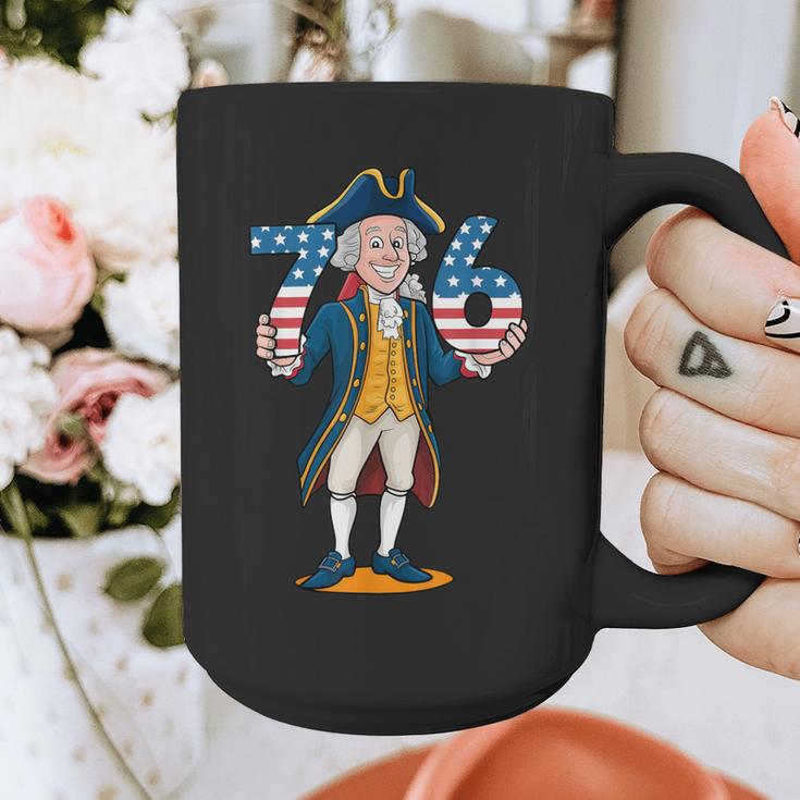 Six Seven 6 7 7 6 George Washington Teacher American Graphic Print Coffee Mug, funny design
