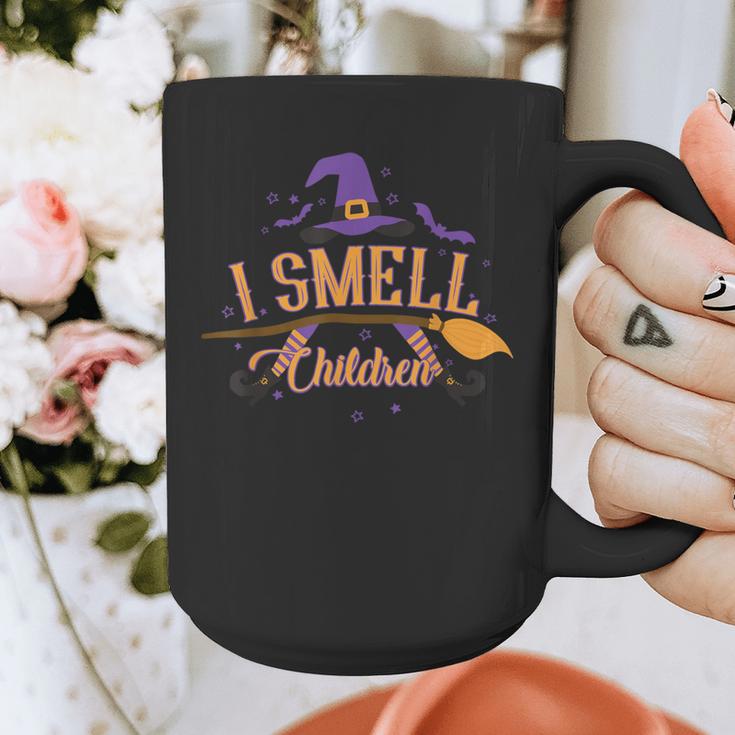 I Smell Children Wicked Cute Kindergarten Teacher Halloween Graphic Print Coffee Mug, funny design