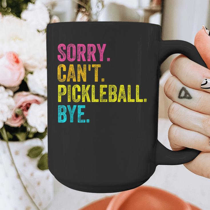Sorry Can't Pickleball Bye Teacher Student Sport Graphic Print Coffee Mug, funny design