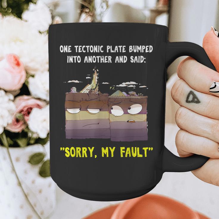 Sorry My Fault Earthquake Tectonic Plate Science Teacher Pun Graphic Print Coffee Mug, Science Teacher Gifts, funny design Sorry My Fault Earthquake Tectonic Plate Science Teacher Pun Graphic Print Coffee Mug, Science Teacher Gifts, funny design