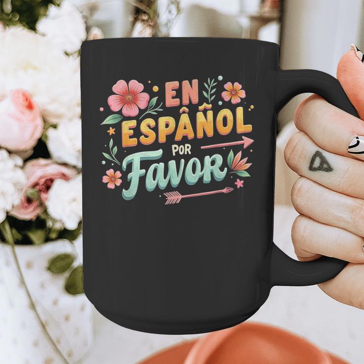 Spanish Teacher Maestra Dimelo En Espanol Por Favor Graphic Print Coffee Mug, funny design Spanish Teacher Maestra Dimelo En Espanol Por Favor Graphic Print Coffee Mug, funny design