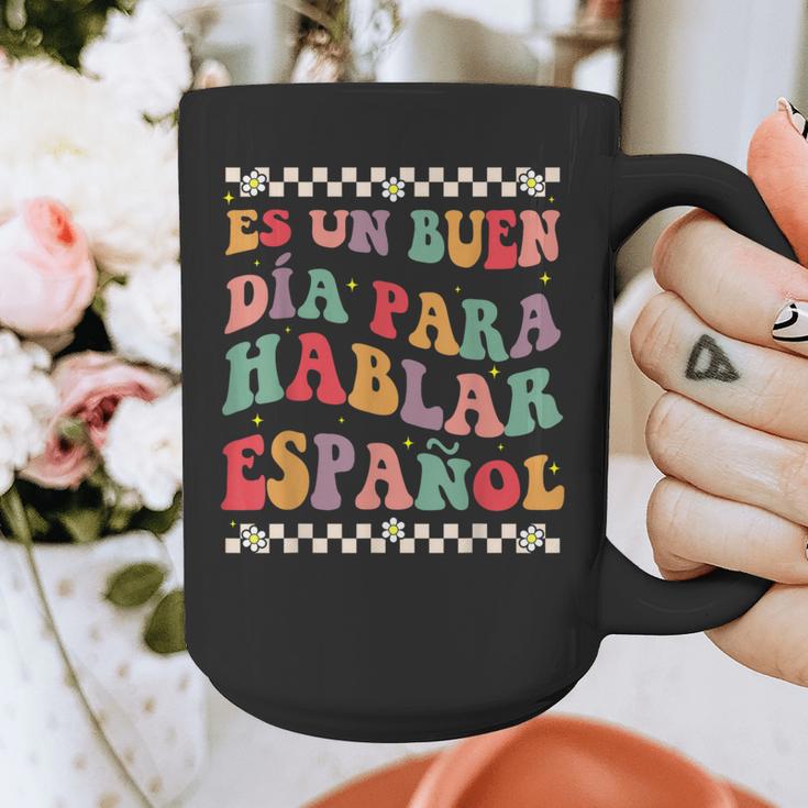 Spanish Teacher Maestra Hablar EspañOl Bilingual Teacher Graphic Print Coffee Mug, funny design Spanish Teacher Maestra Hablar EspañOl Bilingual Teacher Graphic Print Coffee Mug, funny design