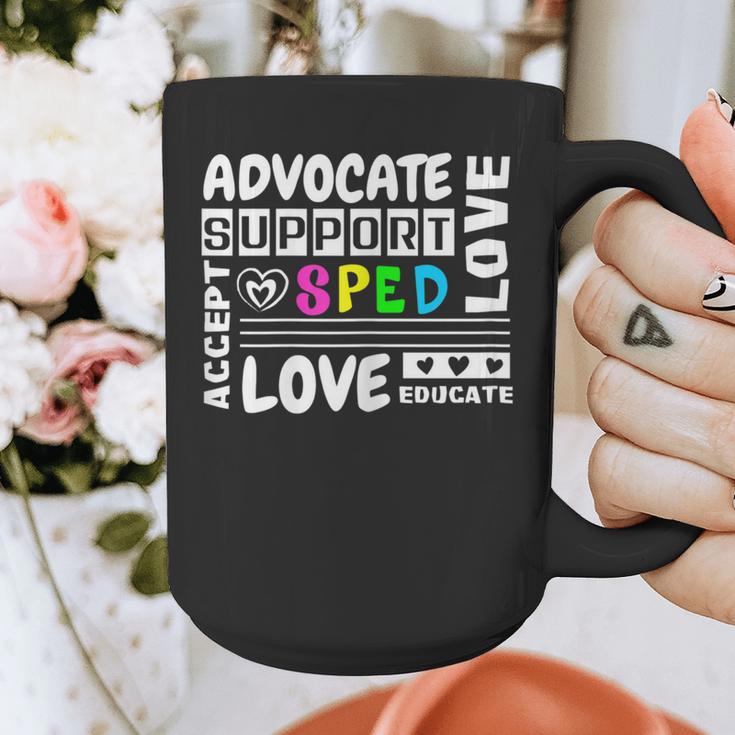 Special Education Advocate Love Support SPED Teacher Graphic Print Coffee Mug, funny design Special Education Advocate Love Support SPED Teacher Graphic Print Coffee Mug, funny design