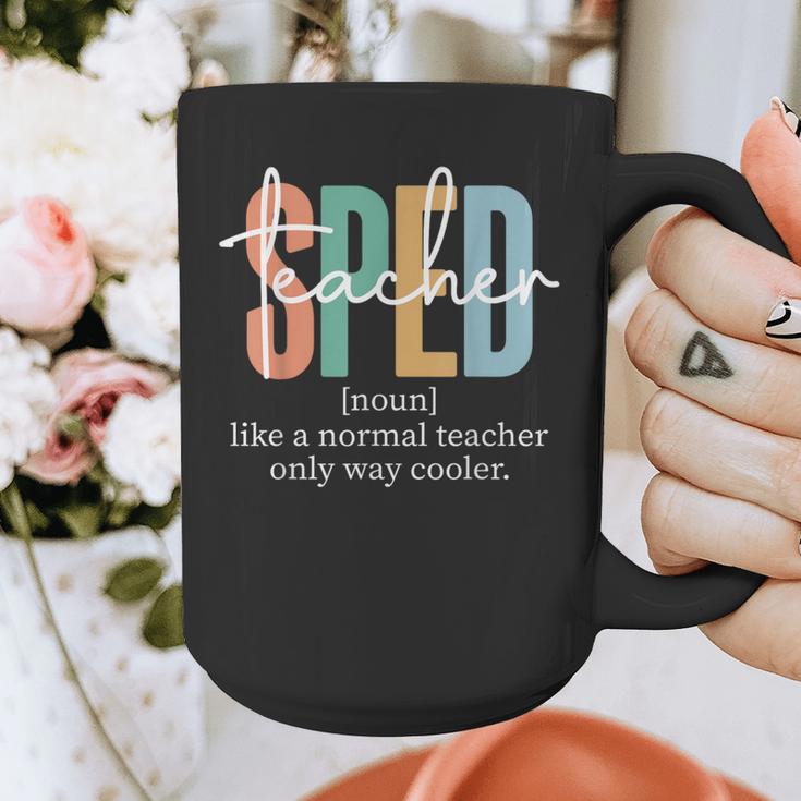Special Education Sped Teacher Definition For Women & Men Graphic Print Coffee Mug, funny design