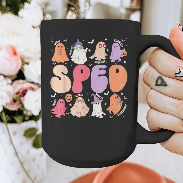 Special Education Teacher Ghosts Halloween SPED Teacher Graphic Print Coffee Mug, funny design Special Education Teacher Ghosts Halloween SPED Teacher Graphic Print Coffee Mug, funny design