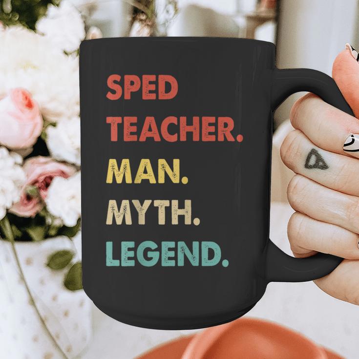 Sped Teacher Man Myth Legend Graphic Print Coffee Mug, funny design