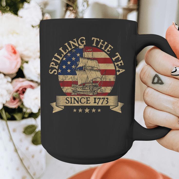 Spilling The Tea Since 1773 Vintage Us History Teacher Graphic Print Coffee Mug, History Teacher Gifts, funny design Spilling The Tea Since 1773 Vintage Us History Teacher Graphic Print Coffee Mug, History Teacher Gifts, funny design
