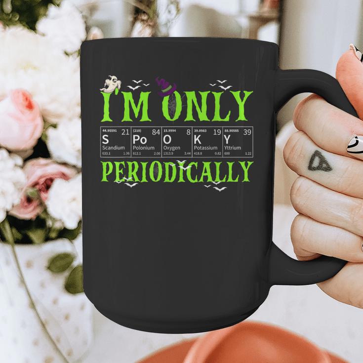 Only Spooky Periodically Halloween Chemistry Teacher Men Women Graphic Print Coffee Mug, funny design