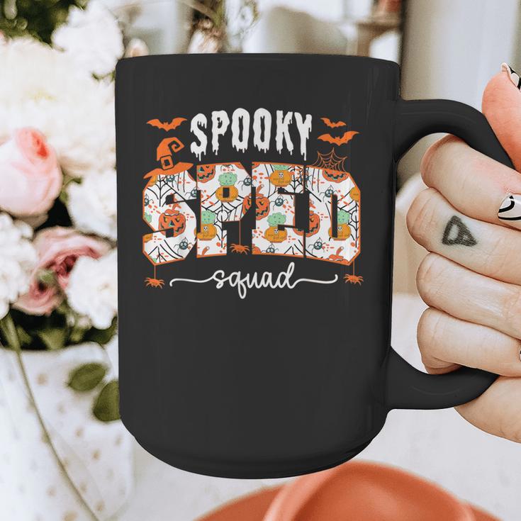 Spooky SPED Squad Special Education Teacher Halloween Ghost Graphic Print Coffee Mug, funny design Spooky SPED Squad Special Education Teacher Halloween Ghost Graphic Print Coffee Mug, funny design