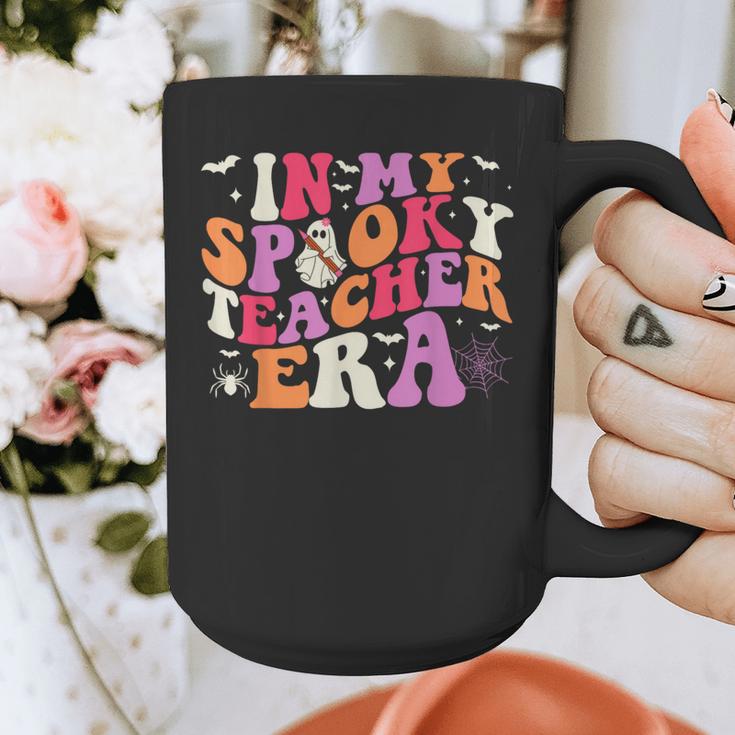 In My Spooky Teacher Era Halloween Teacher Back To School Graphic Print Coffee Mug, funny design