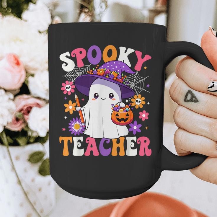 Spooky Teacher Halloween Cute Halloween Teacher Ghost Graphic Print Coffee Mug, funny design Spooky Teacher Halloween Cute Halloween Teacher Ghost Graphic Print Coffee Mug, funny design