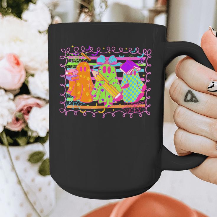 Spooky Teacher Halloween Ghost Fall Autumn Season Women Graphic Print Coffee Mug, funny design Spooky Teacher Halloween Ghost Fall Autumn Season Women Graphic Print Coffee Mug, funny design