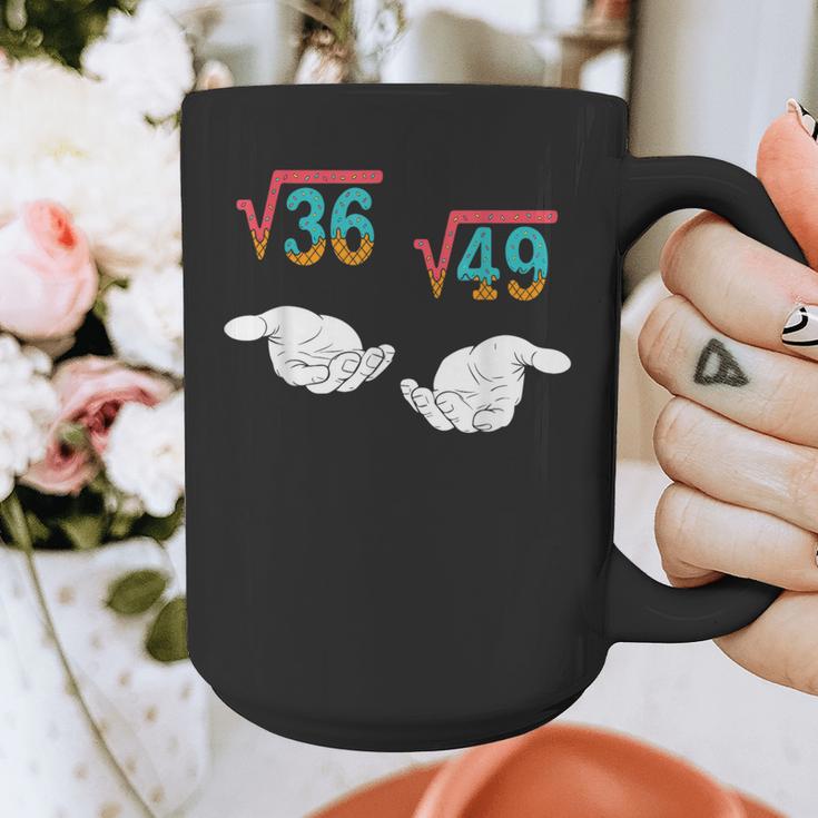 Square Root 36 49 Meme 67 Ice Cream Drip Math Teacher Tee Graphic Print Coffee Mug, funny design Square Root 36 49 Meme 67 Ice Cream Drip Math Teacher Tee Graphic Print Coffee Mug, funny design