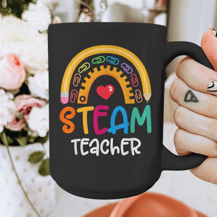 STEAM Teacher Squad Team Crew Back To School STEM Special Graphic Print Coffee Mug, funny design