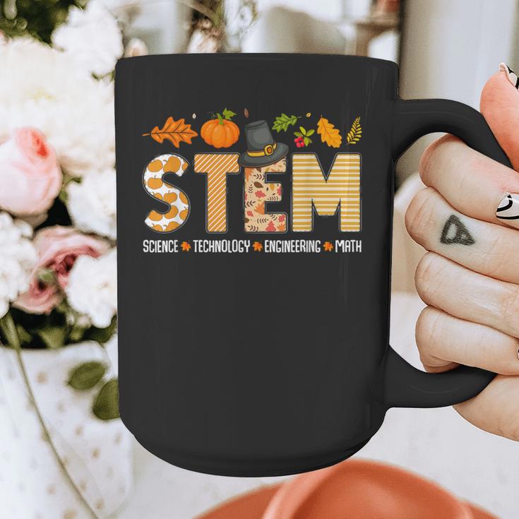 STEM Teacher Thanksgiving Grateful Educator Science Class Graphic Print Coffee Mug, Science Teacher Gifts, funny design