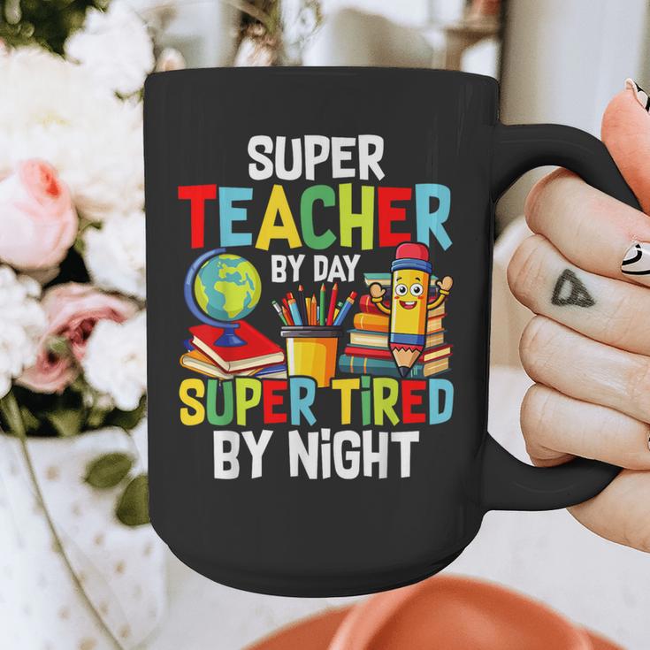 Super Teacher By Day Super Tired By Night Graphic Print Coffee Mug, Super Teacher Gifts, funny design Super Teacher By Day Super Tired By Night Graphic Print Coffee Mug, Super Teacher Gifts, funny design