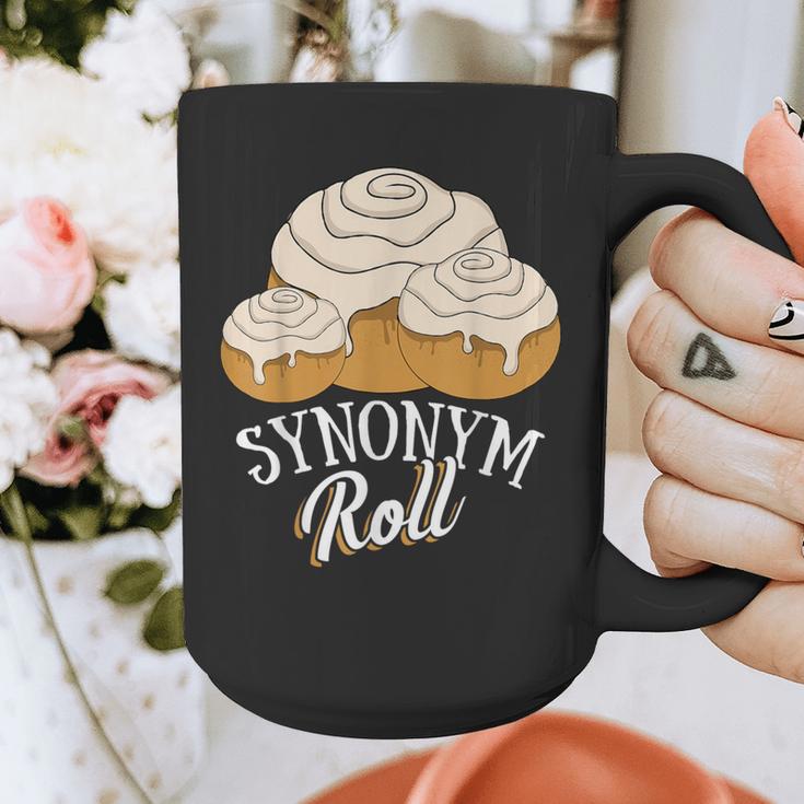 Synonym Roll Teacher And Grammar Geeks Pun For Men Women Kids Graphic Print Coffee Mug, funny design Synonym Roll Teacher And Grammar Geeks Pun For Men Women Kids Graphic Print Coffee Mug, funny design