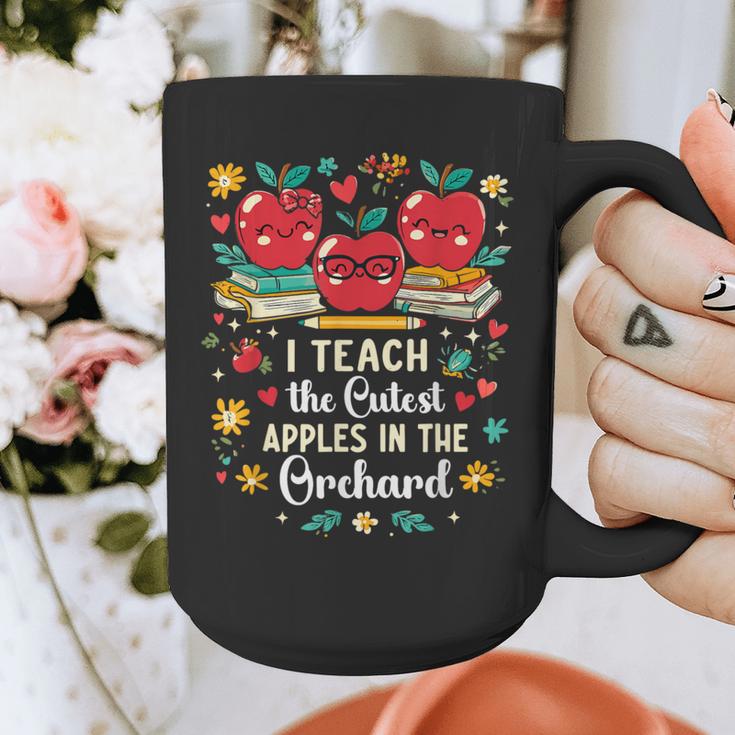 I Teach The Cutest Apples In The Orchard Cute Fall Teacher Graphic Print Coffee Mug, funny design I Teach The Cutest Apples In The Orchard Cute Fall Teacher Graphic Print Coffee Mug, funny design