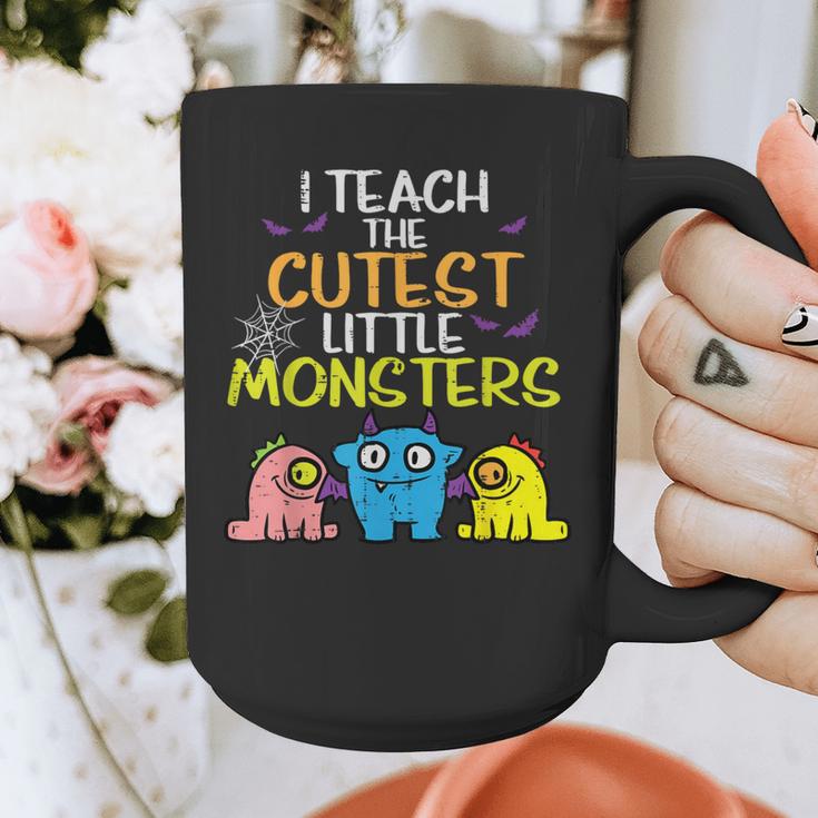 I Teach Cutest Little Monsters Halloween Teacher Men Women Graphic Print Coffee Mug, funny design I Teach Cutest Little Monsters Halloween Teacher Men Women Graphic Print Coffee Mug, funny design