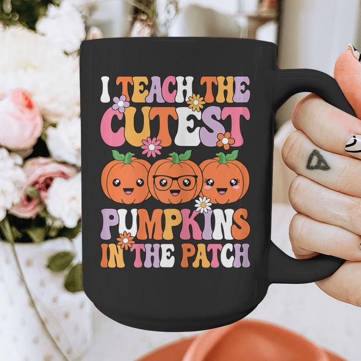I Teach The Cutest Pumpkins Halloween Fall Teacher Women Graphic Print Coffee Mug, funny design I Teach The Cutest Pumpkins Halloween Fall Teacher Women Graphic Print Coffee Mug, funny design