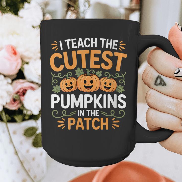 I Teach The Cutest Pumpkins In The Patch Halloween Teacher Graphic Print Coffee Mug, funny design I Teach The Cutest Pumpkins In The Patch Halloween Teacher Graphic Print Coffee Mug, funny design