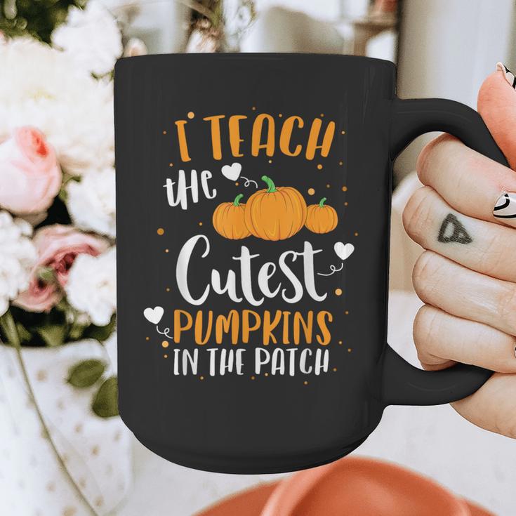 I Teach The Cutest Pumpkins In The Patch Teacher School For Men Women Kids Graphic Print Coffee Mug, funny design I Teach The Cutest Pumpkins In The Patch Teacher School For Men Women Kids Graphic Print Coffee Mug, funny design