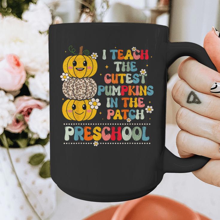 I Teach The Cutest Pumpkins Preschool Teacher Halloween Graphic Print Coffee Mug, funny design I Teach The Cutest Pumpkins Preschool Teacher Halloween Graphic Print Coffee Mug, funny design