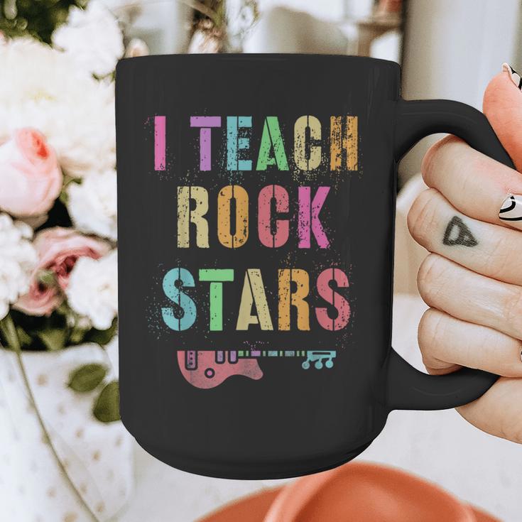 I TEACH ROCKSTARS Band Vibes Teacher Rocks My Music Teaching Graphic Print Coffee Mug, funny design