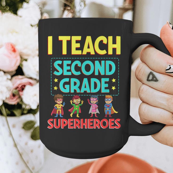 I Teach Second Grade Superheroes Teacher Superhero Graphic Print Coffee Mug, funny design I Teach Second Grade Superheroes Teacher Superhero Graphic Print Coffee Mug, funny design