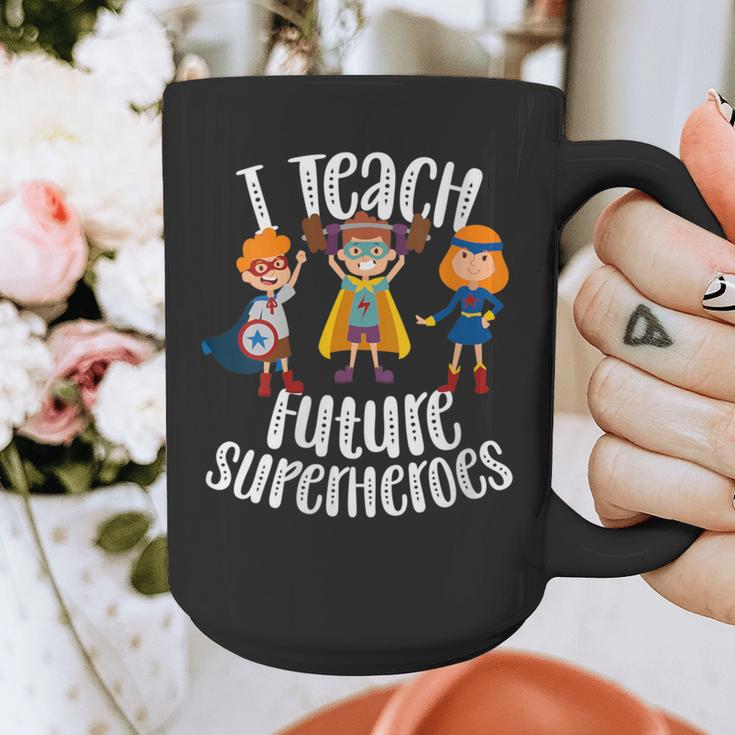 I Teach Superheroes Cute Back To School Teacher Graphic Print Coffee Mug, funny design I Teach Superheroes Cute Back To School Teacher Graphic Print Coffee Mug, funny design