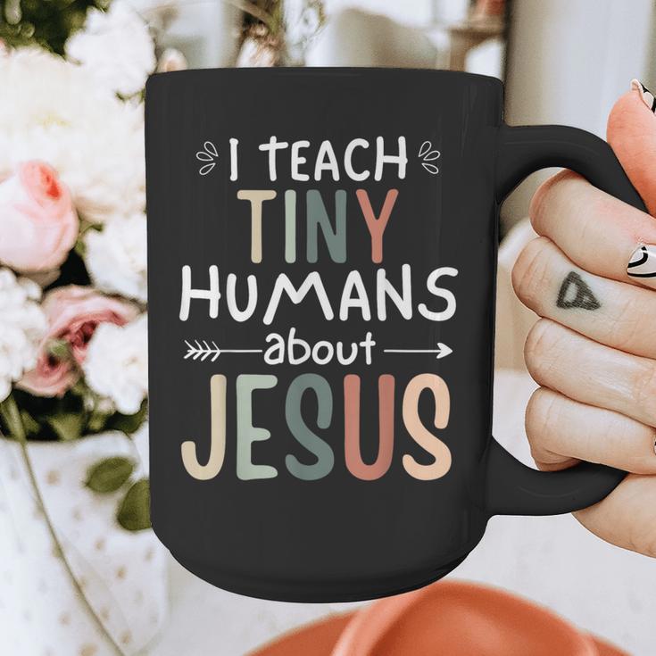 I Teach Tiny Humans About Jesus Teacher Sunday School Faith Graphic Print Coffee Mug, funny design I Teach Tiny Humans About Jesus Teacher Sunday School Faith Graphic Print Coffee Mug, funny design