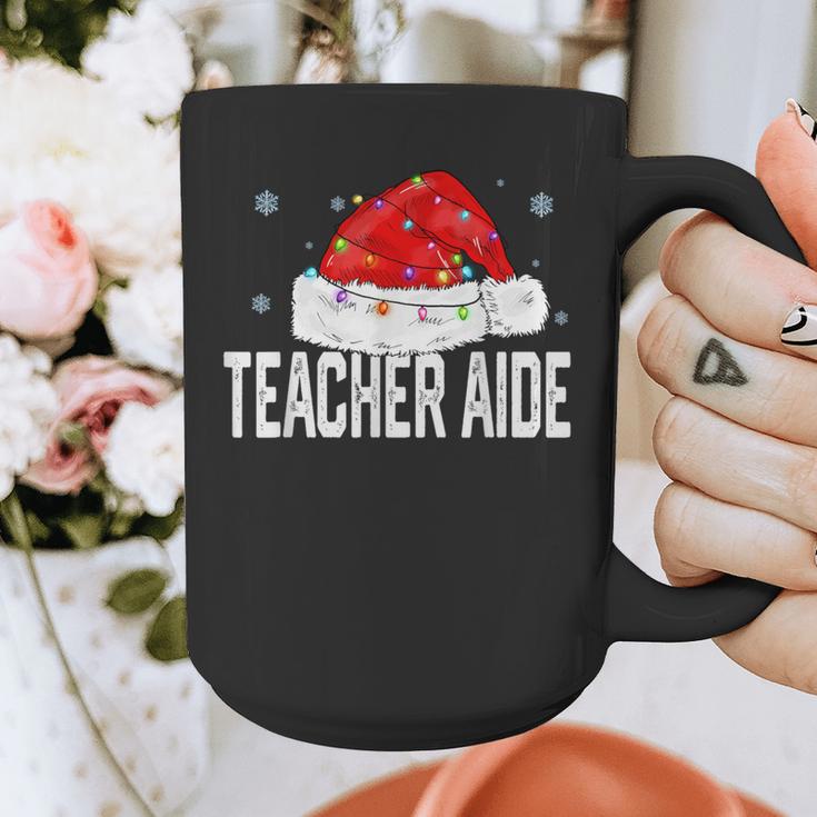 Teacher Aide Christmas Women Family Matching Group Xmas Graphic Print Coffee Mug, funny design